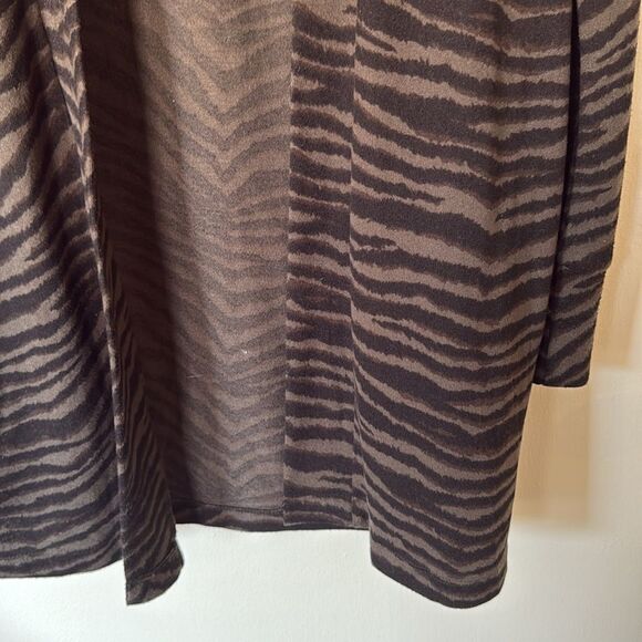 Sanctuary Nordstrom Tiger Stripe Animal Print Cardigan Duster Sweaterโ Small - Picture 4 of 8
